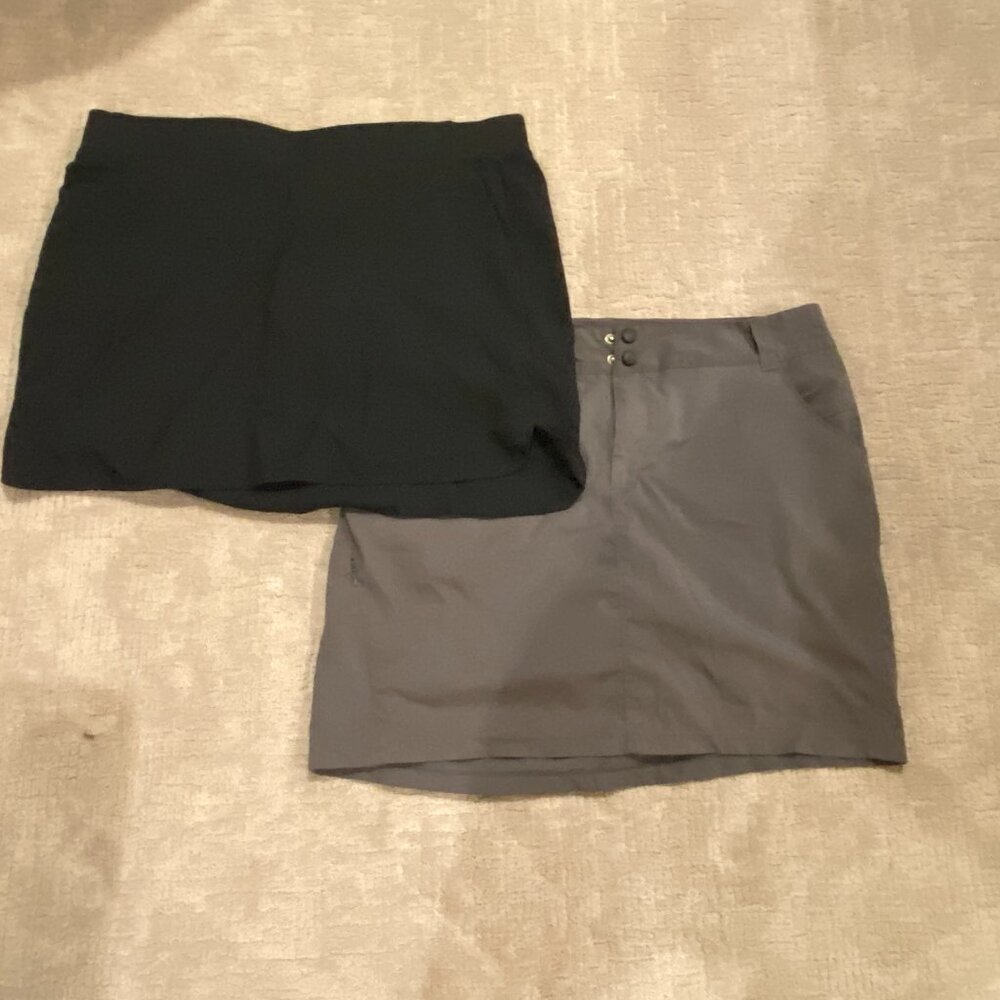 2 Pair Nylon Skorts